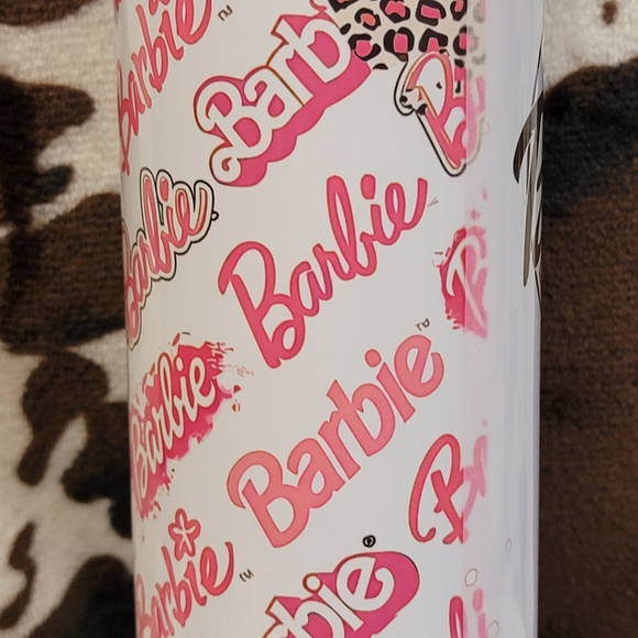 Barbie Animal Print 20oz Skinny Tumbler Insulated Cup - Picture 8 of 12